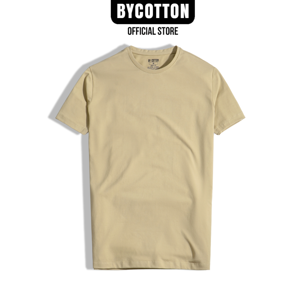 Áo Thun Nam Cao Cấp Basic Tee Begie BY COTTON