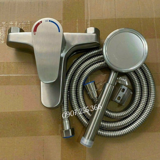 Củ sen đúc tắm nóng lạnh tăng áp , Vòi sen nóng lạnh , Sen tắm inox 304 bảo hành 12 tháng