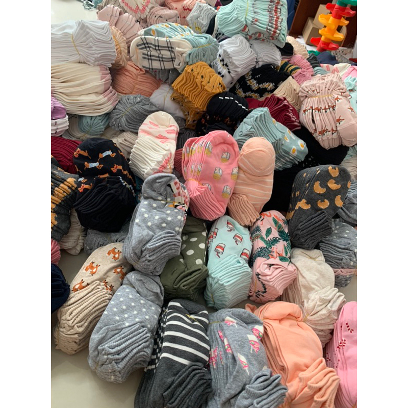Set 10 đôi Tất nữ Oldnavy xuất khẩu chất cotton size 34-40 dễ thương cute hoạ tiết siêu xinh
