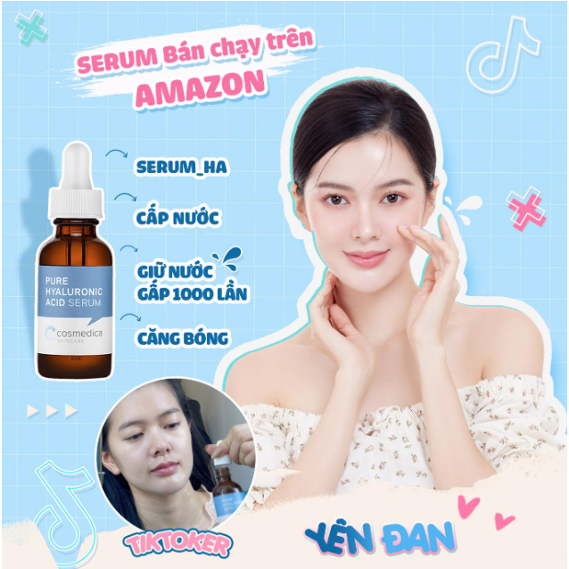 Tinh Chất Cấp Nước Cosmedica Pure Hyaluronic Acid Serum