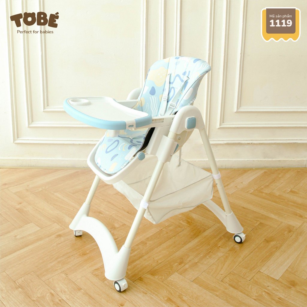 Ghế ăn dặm ricard lux 2.0 ngả lưng gập gọn điều chỉnh cao thấp cho bé ăn dặm lunakidsbaby