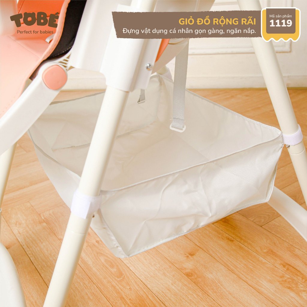 Ghế ăn dặm ricard lux 2.0 ngả lưng gập gọn điều chỉnh cao thấp cho bé ăn dặm lunakidsbaby