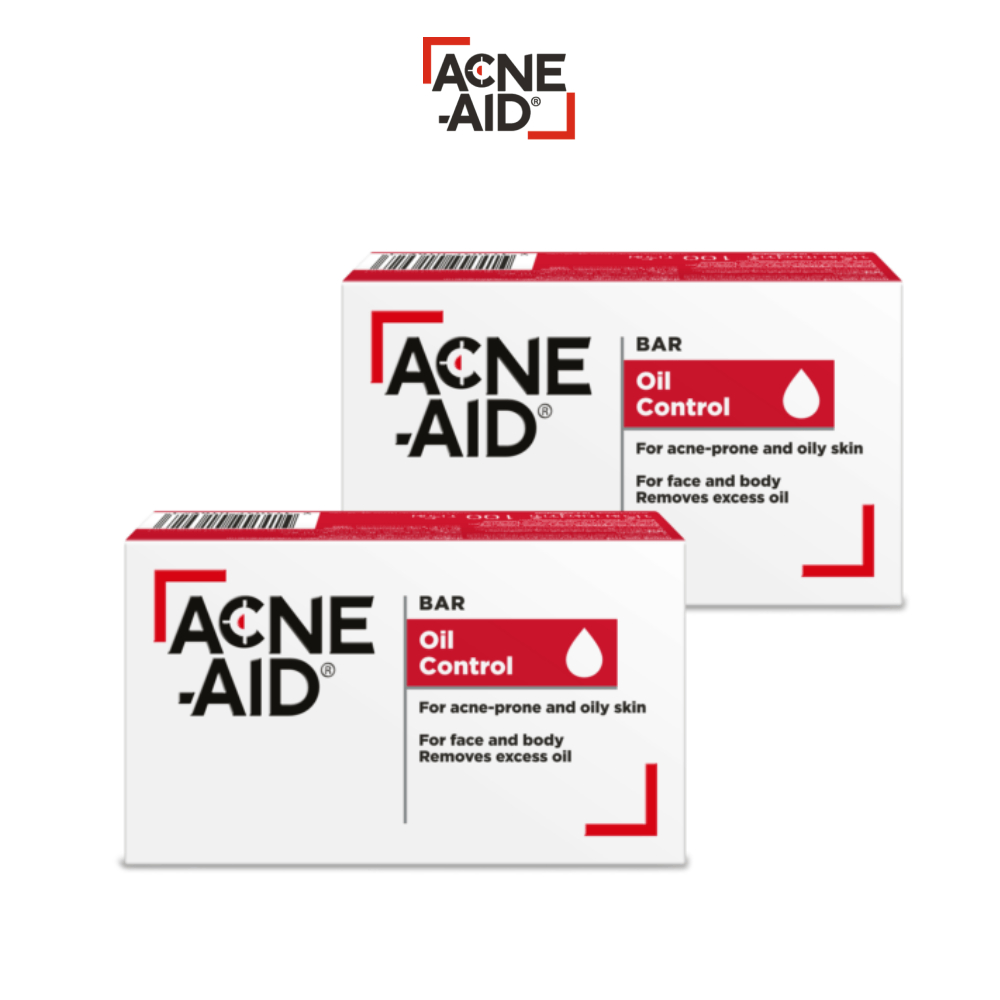 Combo 2 xà phòng rửa mặt ACNE - AID SOAP BAR 100gr - Cho Da Nhờn Và Mụn