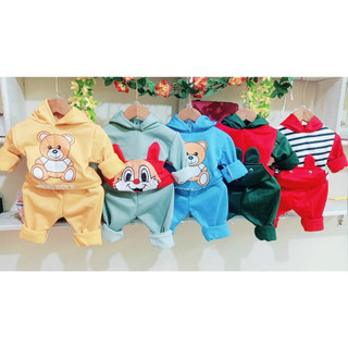 Bộ nỉ bông cho bé trai & bé gái từ 16kg đến 20kg