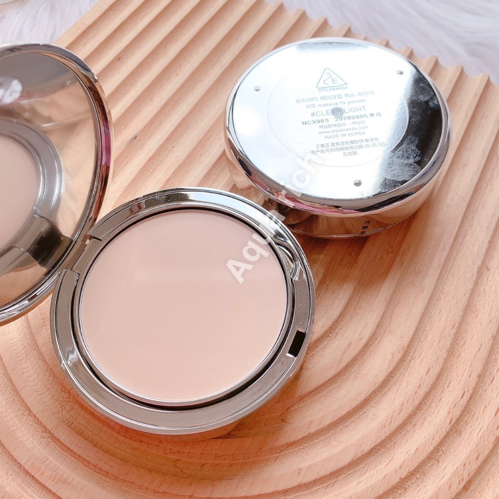 Phấn Phủ Nén 3CE Makeup Fix Powder - Hộp Đen