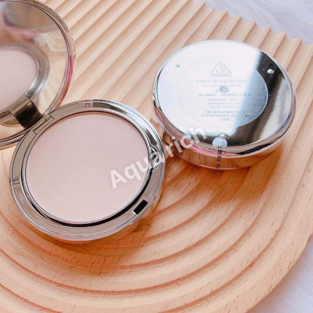 Phấn Phủ Nén 3CE Makeup Fix Powder - Hộp Đen