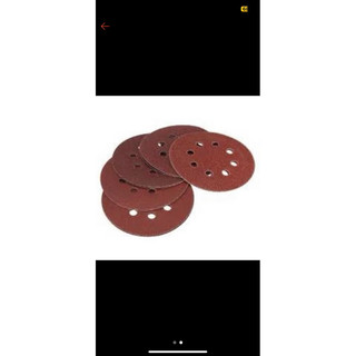 Giấy NHÁM giáp dán tròn lỗ có lông dính đường kính 180mm và 230mm dùng cho máy mài tường giá 1 tờ