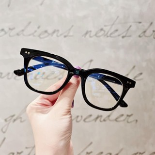 Mắt kính râm mát nam nữ chữ V giả cận không độ chống ánh sáng xanh và tia UV gọng kính cận cao cấp đẹp giá rẻ 050