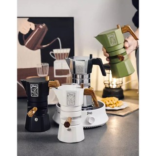 Ấm pha cà phê moka pot van kép kiểm soát nhiệt độ bincoo gykf0540