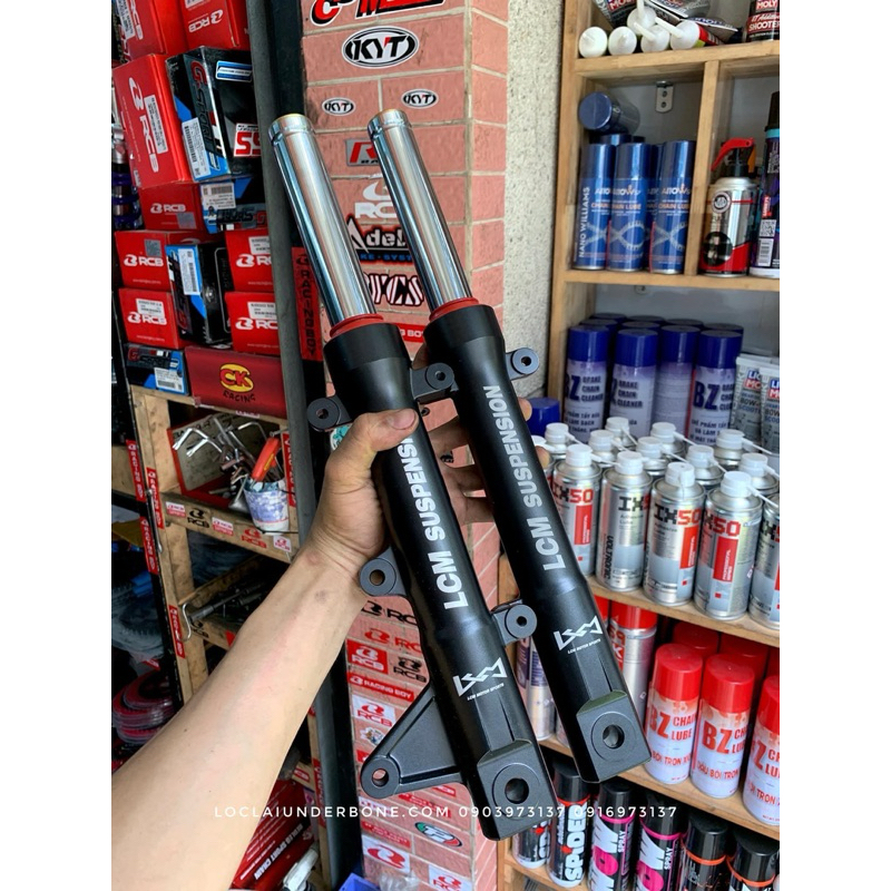 Phuộc LCM mẫu Winner V1 và Winner X cho Exciter