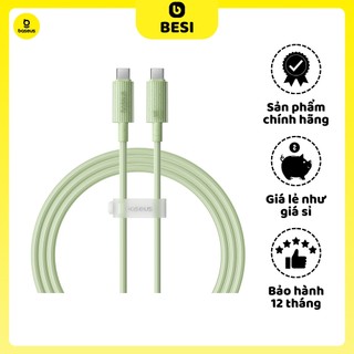 Cáp sạc nhanh type-c to type-c baseus habitat series fast charging cable type-c to type-c 100w
