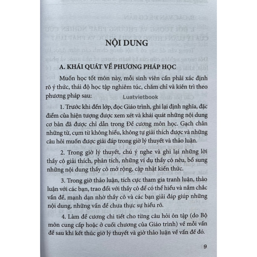 Sách-Hướng Dẫn Ôn Và Thi Môn Lý Luận Chung Về Nhà Nước Và Pháp Luật