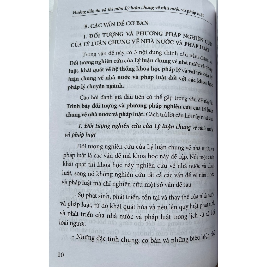 Sách-Hướng Dẫn Ôn Và Thi Môn Lý Luận Chung Về Nhà Nước Và Pháp Luật