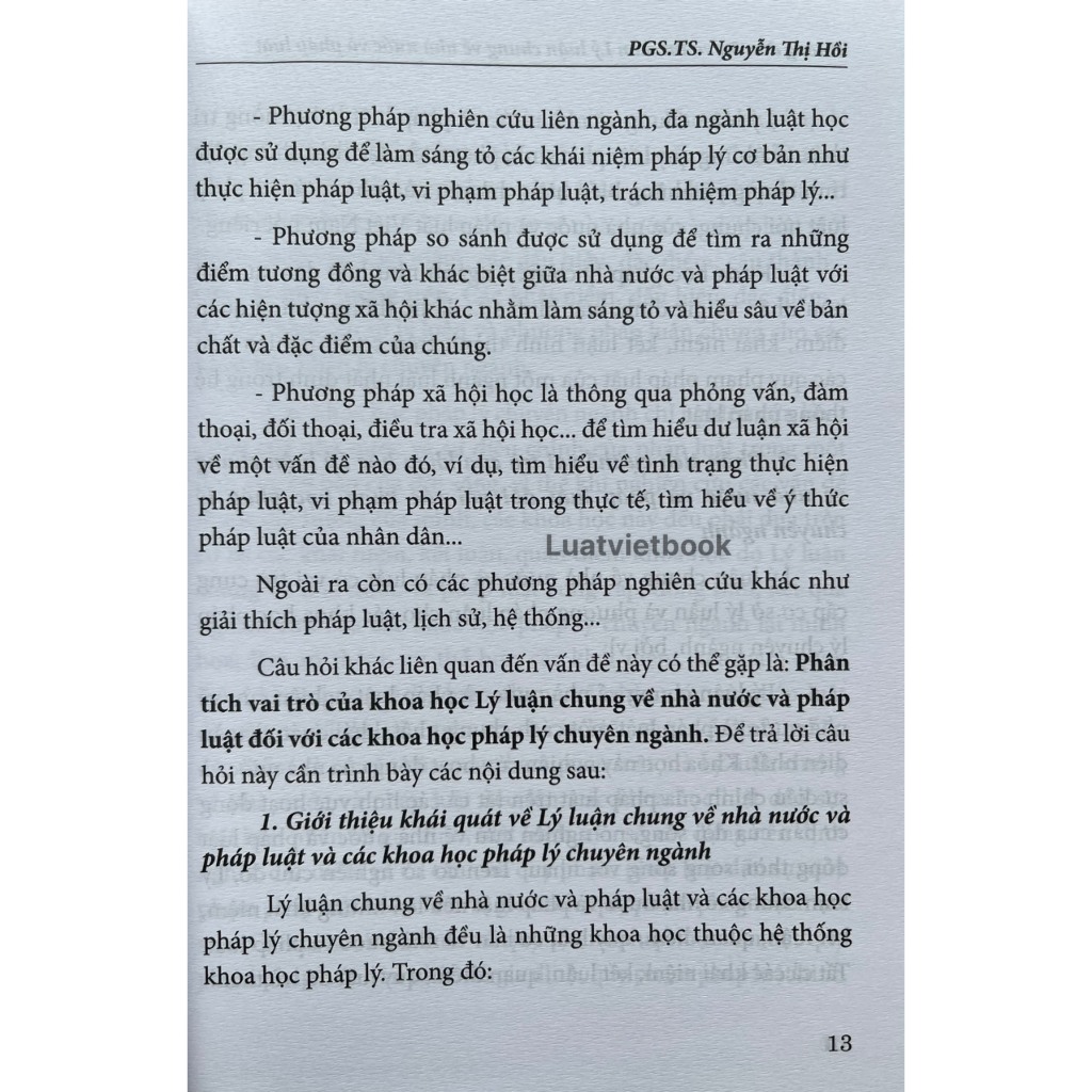 Sách-Hướng Dẫn Ôn Và Thi Môn Lý Luận Chung Về Nhà Nước Và Pháp Luật