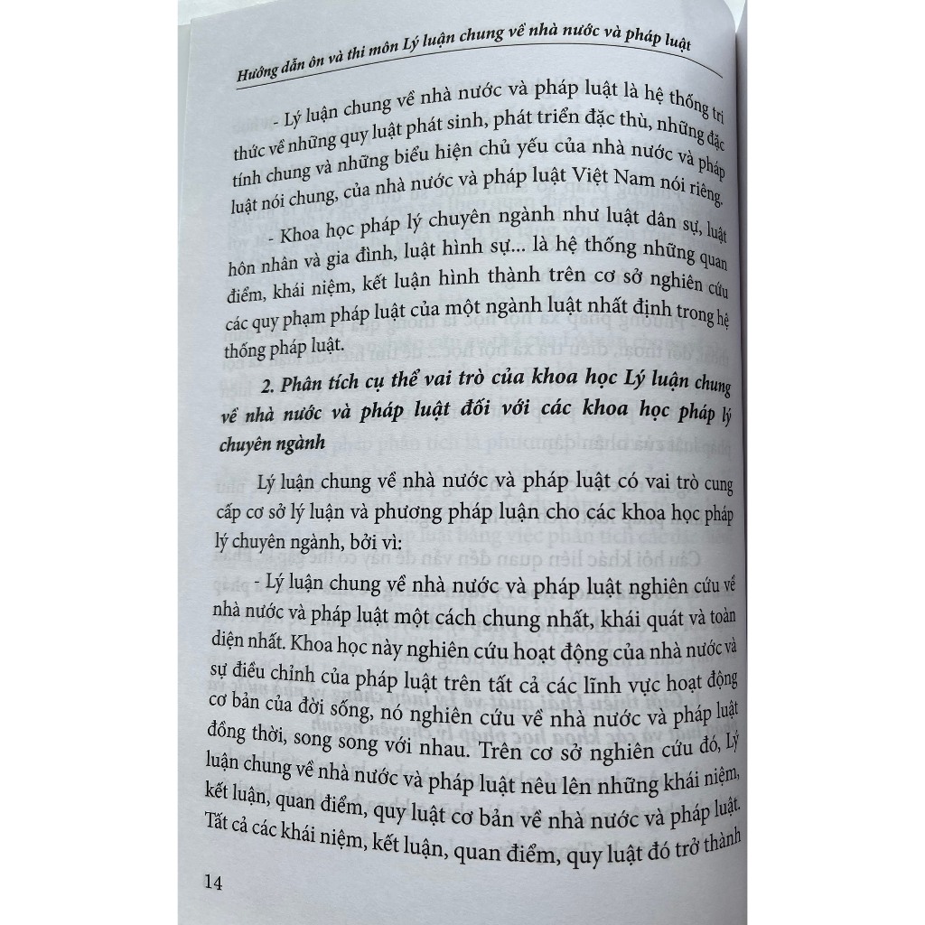 Sách-Hướng Dẫn Ôn Và Thi Môn Lý Luận Chung Về Nhà Nước Và Pháp Luật