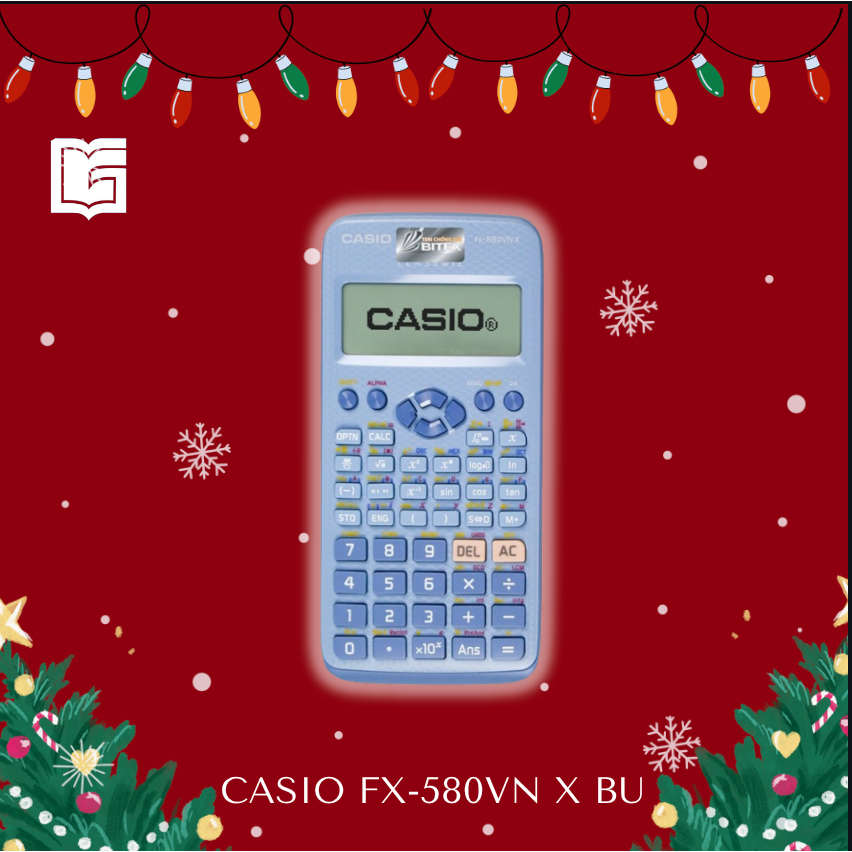 Máy Tính Khoa Học CASIO FX-580VN X [ Màu Xanh Dương ]