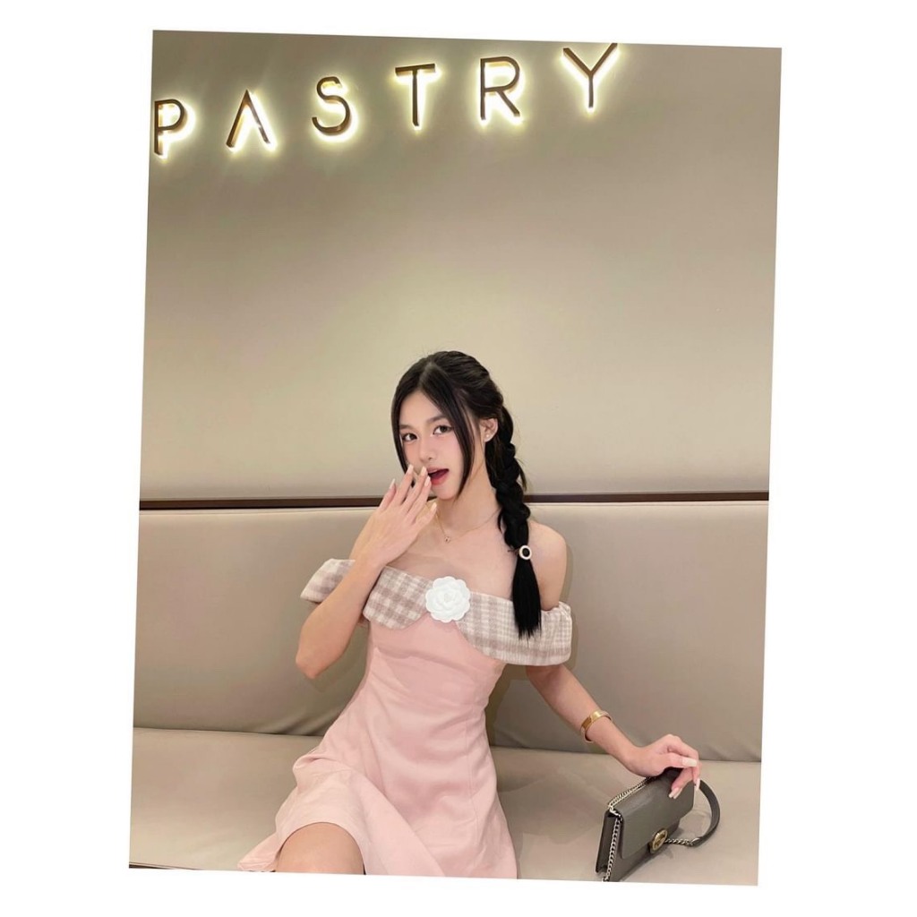 Váy trễ vai sang chảnh EMLY DRESS thiết kế AGUJA