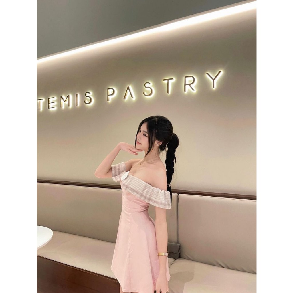 Váy trễ vai sang chảnh EMLY DRESS thiết kế AGUJA