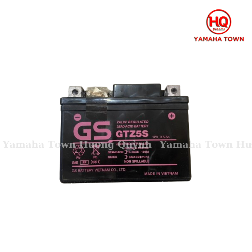 Ắc quy khô GS GTZ5S 12v dùng cho xe Exciter 155 - chính hãng Yamaha