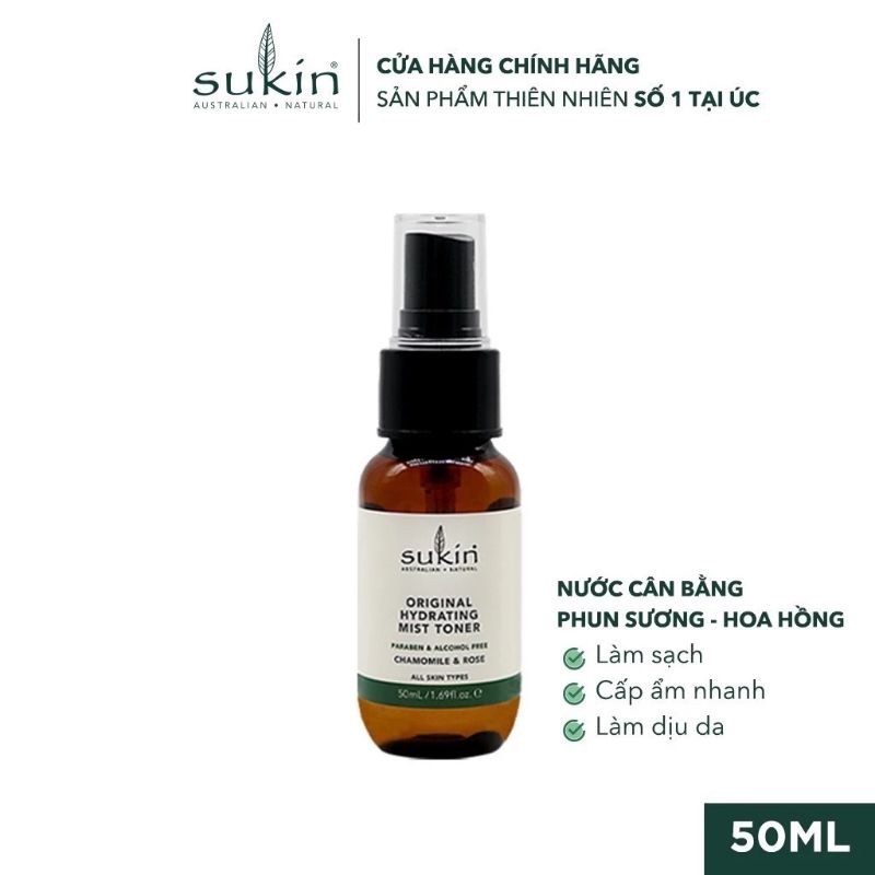 Nước cân bằng dạng phun sương Sukin