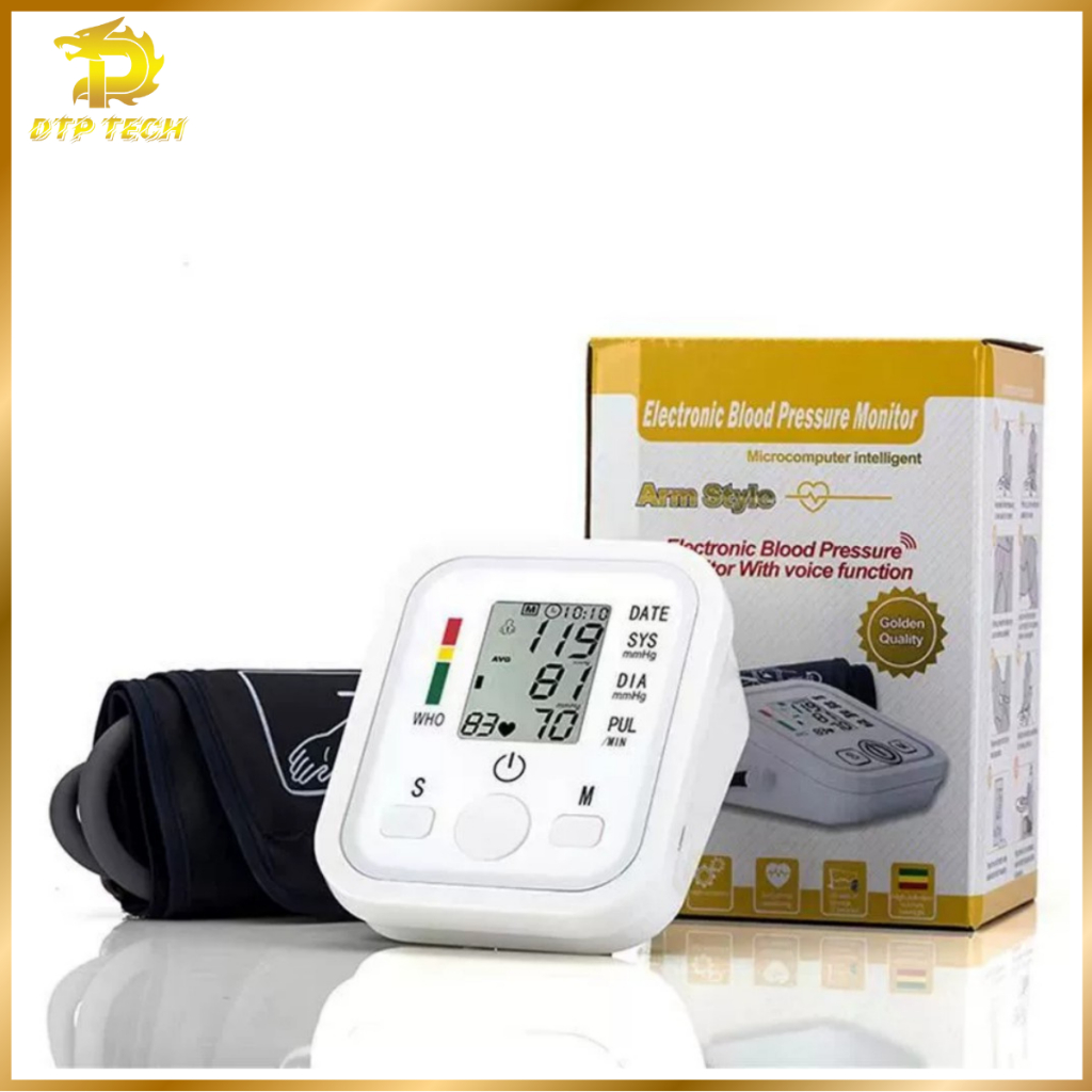 Máy Đo Huyết Áp Nhịp Tim Điện Tử Arm Style tự động chuẩn xác 100% - Bảo Hành 1 Năm