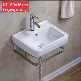 Lavabo sứ treo tường cao cấp, Lavabo sứ treo tường mini