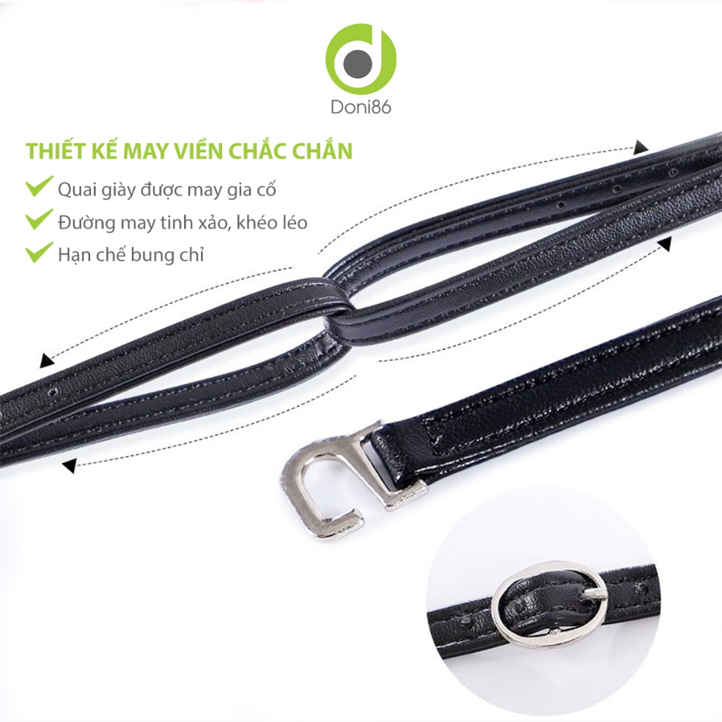 Dây giày vòng cổ chân chống tuột gót dùng mang giày cao gót, giày búp bê và giày đế bằng PK52