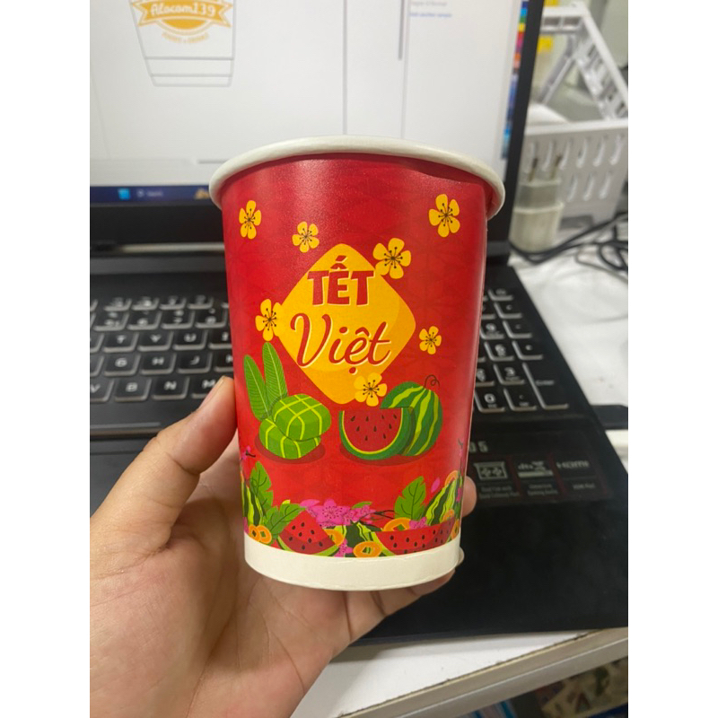 Ly giấy 14oz in sẵn TẾT 🧧 100c