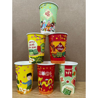Ly giấy 16oz tết🧧 100c