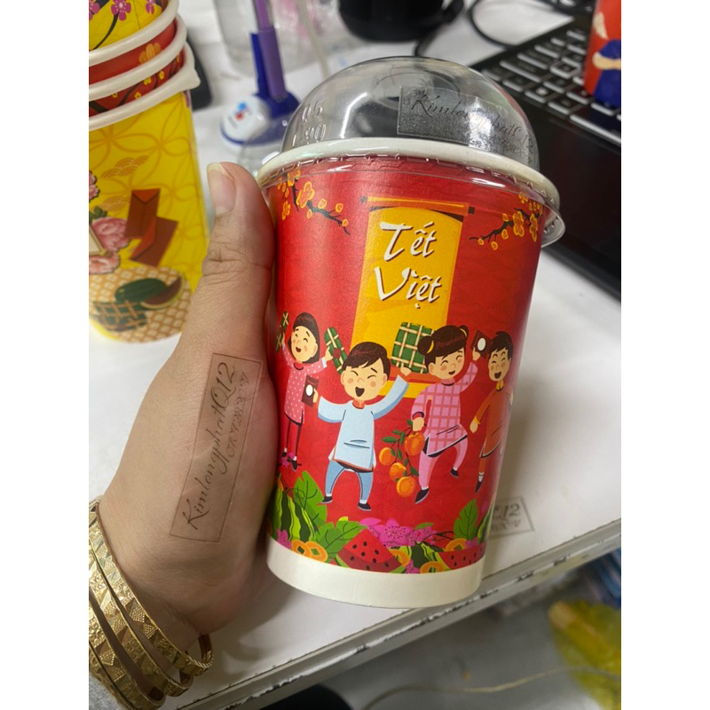 Ly giấy 14oz in sẵn TẾT 🧧 100c