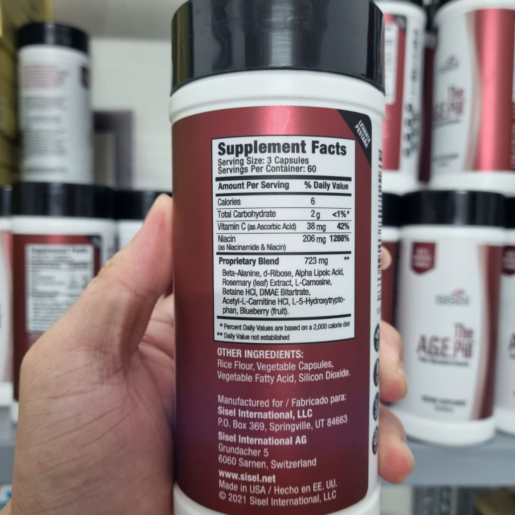 Tế bào gốc Sisel The Age Pill hàng chính hãng xuất xứ Mỹ, giúp trẻ hóa tế bào phục hồi sức khỏe và làn da tốt