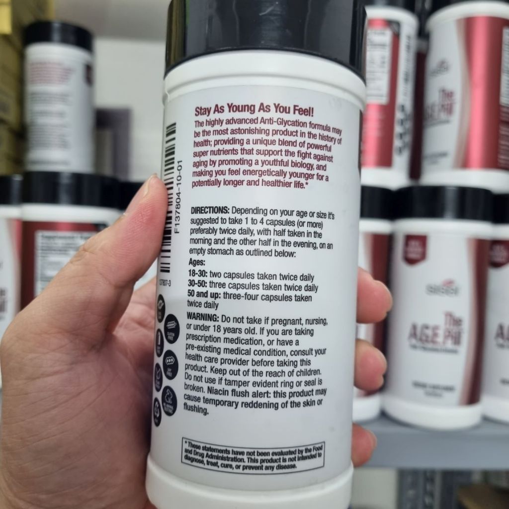 Tế bào gốc Sisel The Age Pill hàng chính hãng xuất xứ Mỹ, giúp trẻ hóa tế bào phục hồi sức khỏe và làn da tốt