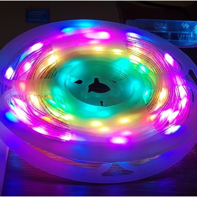 Đèn Led Tóp Tóp 10m Điều Khiển APP 16 Triệu Màu, Pha Màu DIY đèn trang trí phòng ngủ Led 5050 RGB Loại Tốt Hot