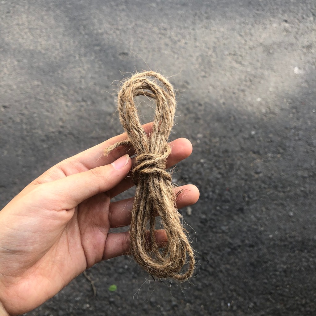Dây thừng trang trí Handmade - Dây Gai - Sợi cói, Sợi đay, Sơ dừa 2.5mm