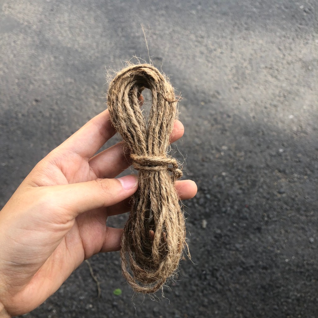 Dây thừng trang trí Handmade - Dây Gai - Sợi cói, Sợi đay, Sơ dừa 2.5mm
