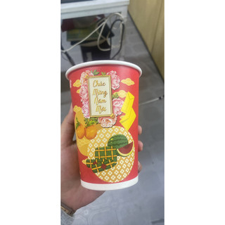 Ly giấy 16oz TẾT🧧 100c
