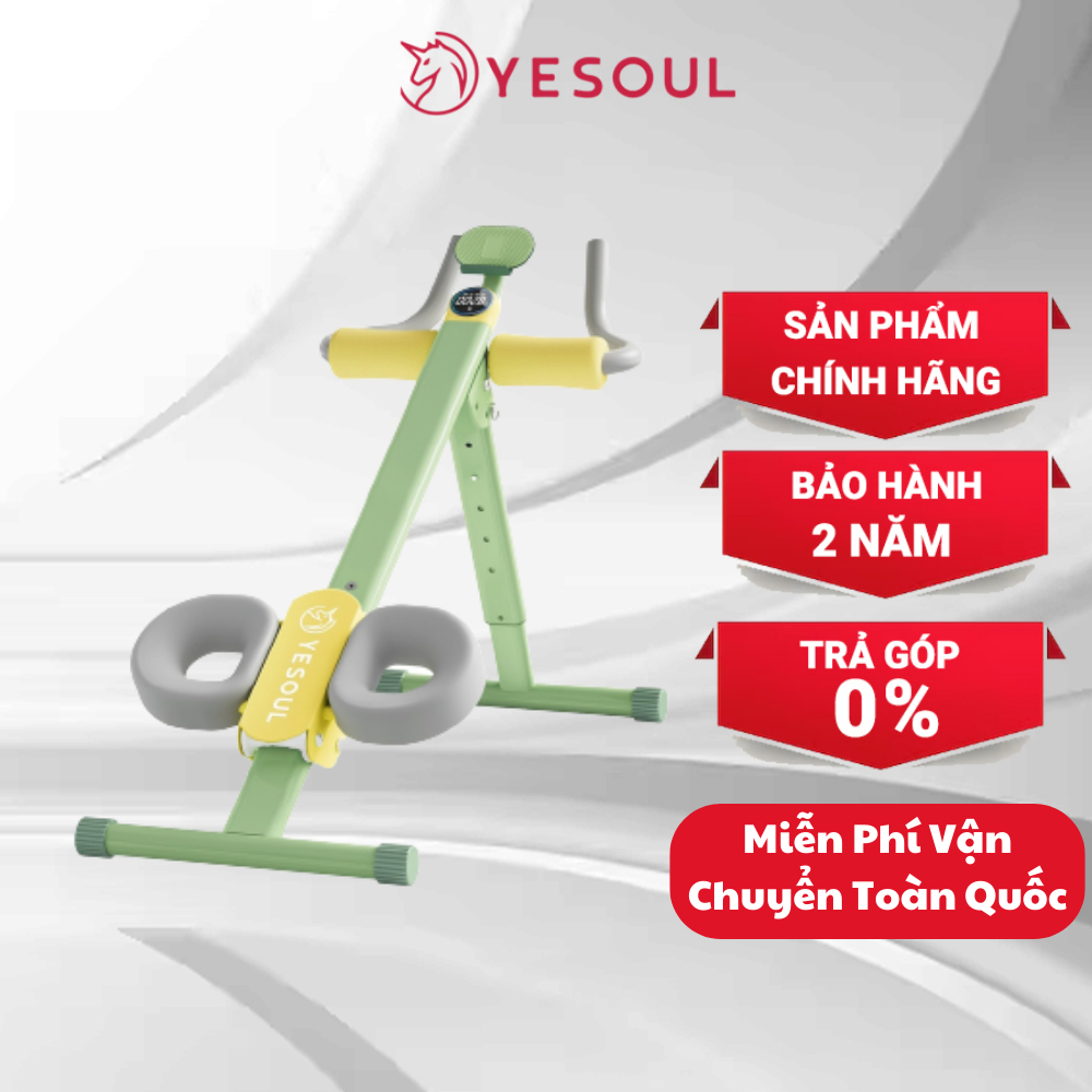 Máy Tập Bụng Tại Nhà Yesoul WT50 Có Đồng Hồ Đếm Lượt Thông Minh Nhỏ Gọn Dễ Di Chuyển