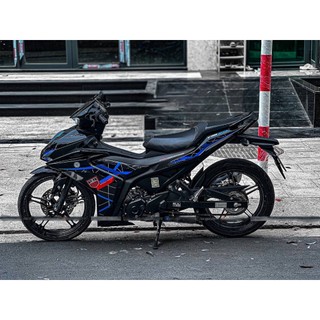 Tem rời exciter 155 đen 7 màu cực đẹp , tem 3 lớp bền màu