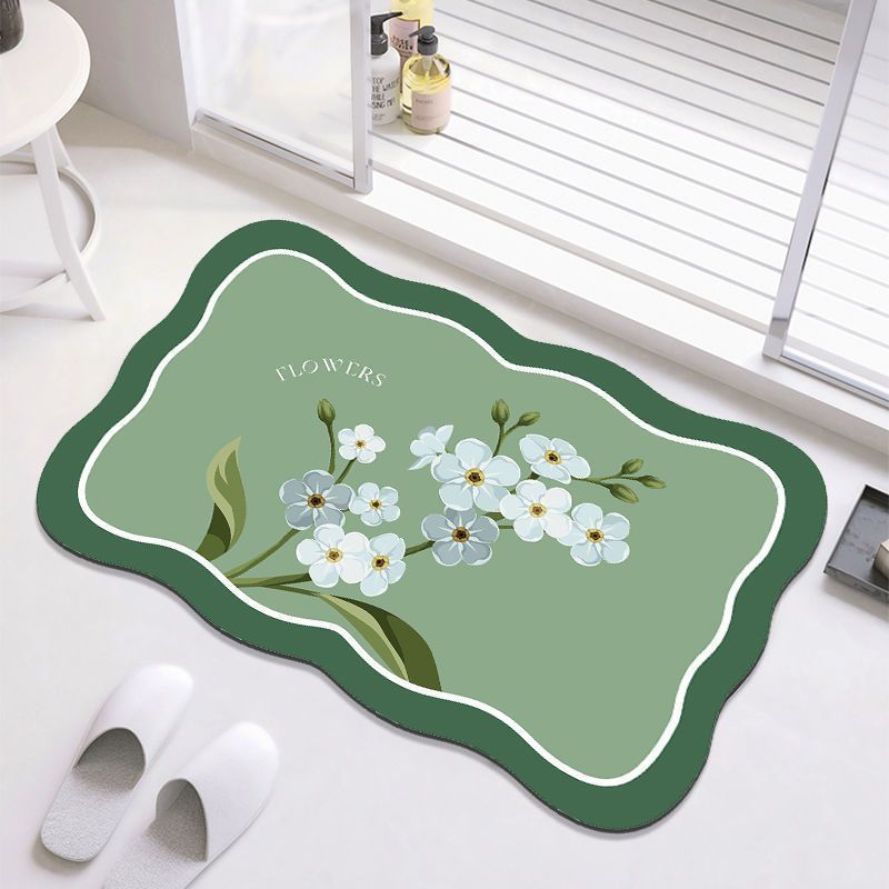 Thảm nhà tắm hút nước – Thảm lau chân thấm nước, siêu thấm, chùi chân, trang trí 50 x70