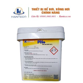 Xô hóa chất pH+ | Hóa chất tăng pH bể bơi trọng lượng 5kg