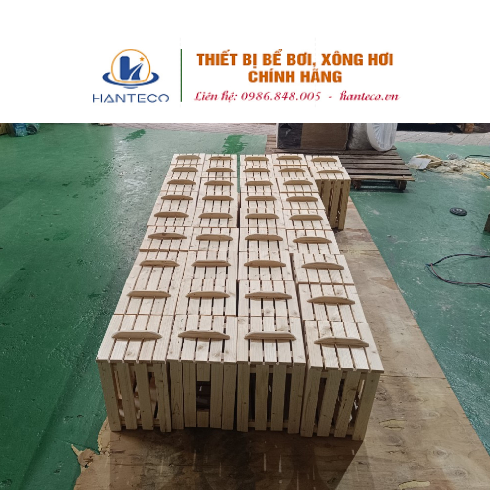 Hộp gỗ đựng thảo dược phòng xông hơi khô