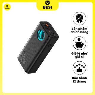 Pin Sạc Dự Phòng OS-Baseus Amblight Digital Display Fast Charge Power Bank 26800mAh