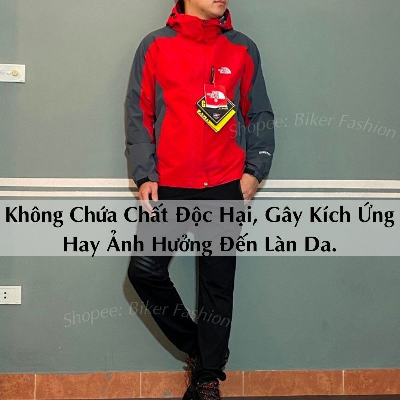 Áo Khoác Dù - Áo Khoác Gió 2 Lớp Dày Chống Nước - Khóa YKK Độ Bền Cao, Hàng VNXK BH 3 Tháng