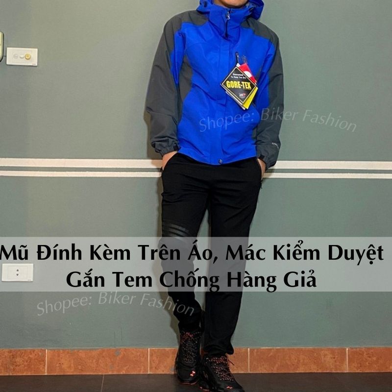 Áo Khoác Dù - Áo Khoác Gió 2 Lớp Dày Chống Nước - Khóa YKK Độ Bền Cao, Hàng VNXK BH 3 Tháng