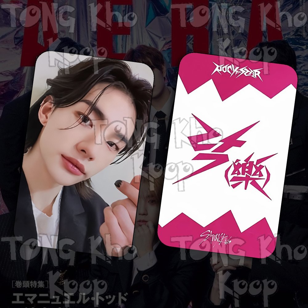 Card bo góc STRAY KIDS ver LALALA card nhóm nhạc idols Hàn Quốc xinh xắn