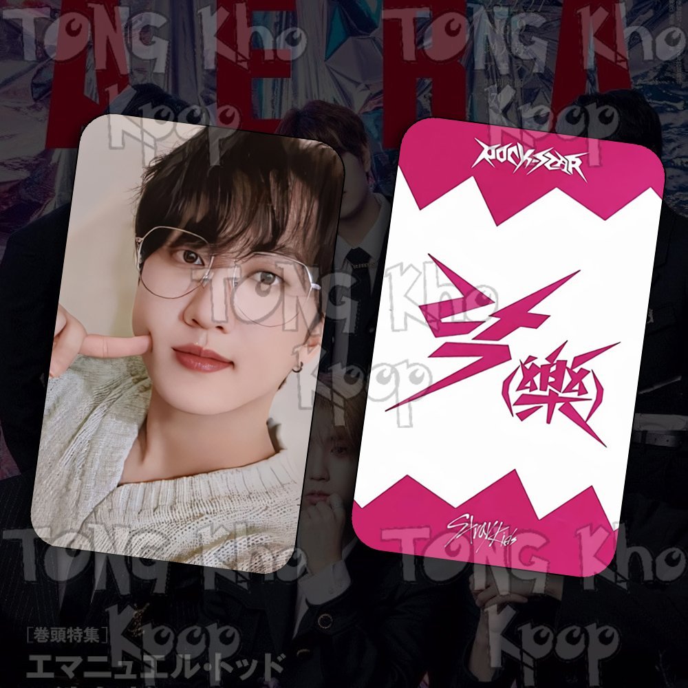 Card bo góc STRAY KIDS ver LALALA card nhóm nhạc idols Hàn Quốc xinh xắn