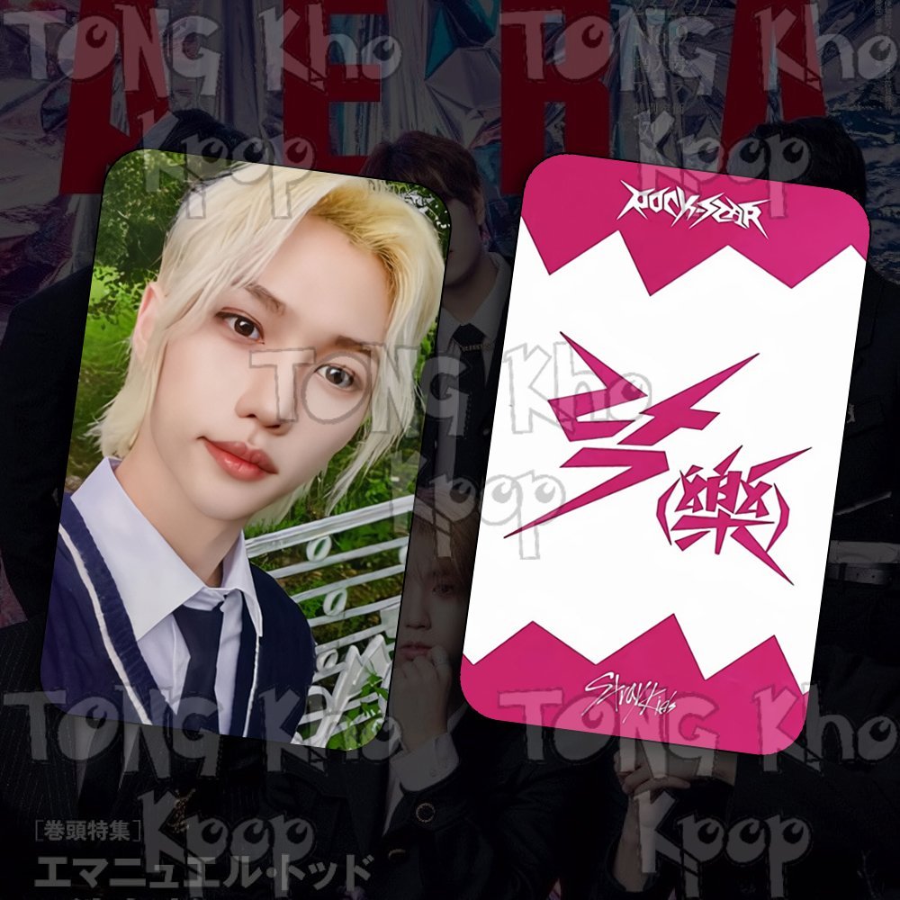 Card bo góc STRAY KIDS ver LALALA card nhóm nhạc idols Hàn Quốc xinh xắn