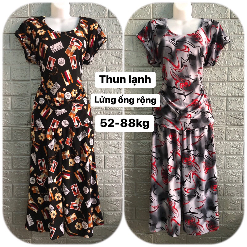 Size (50-88kg) đồ bộ thun dành tặng bà tặng mẹ