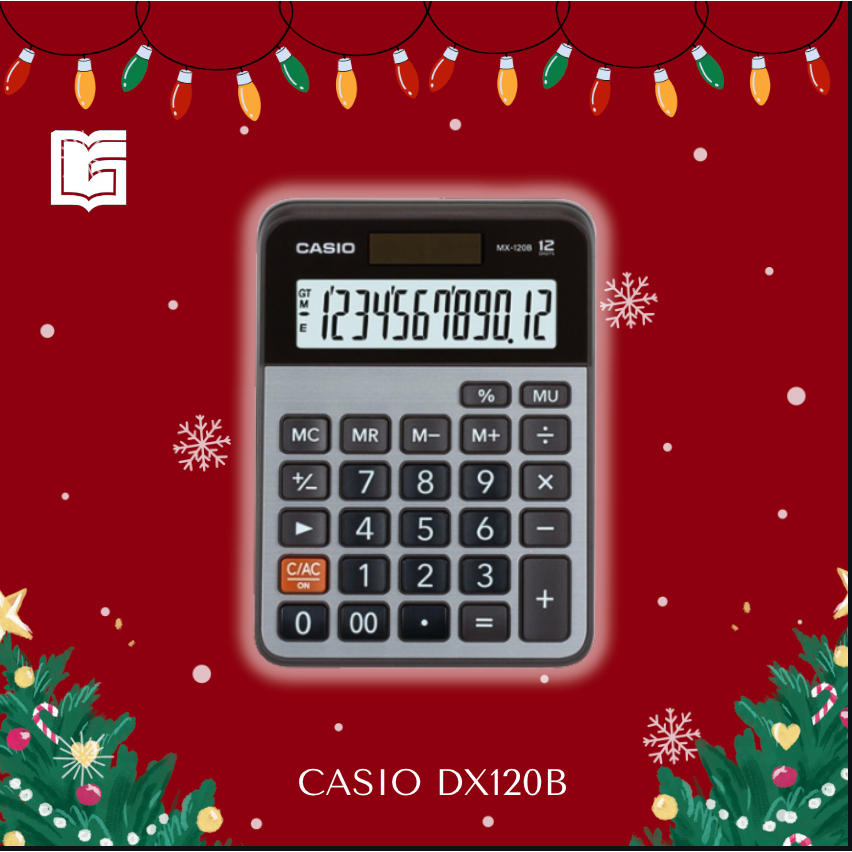 Máy Tính Để Bàn CASIO DX-120B [ Bảo hành 7 năm ]