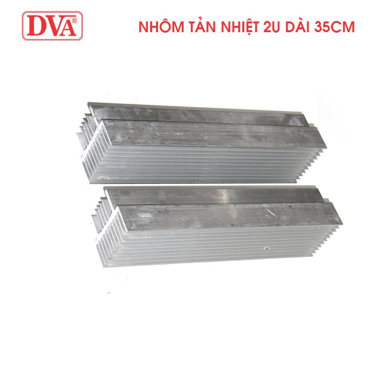 Nhôm tản nhiệt 2U Dài 35CM – 1 Miếng, loại dày